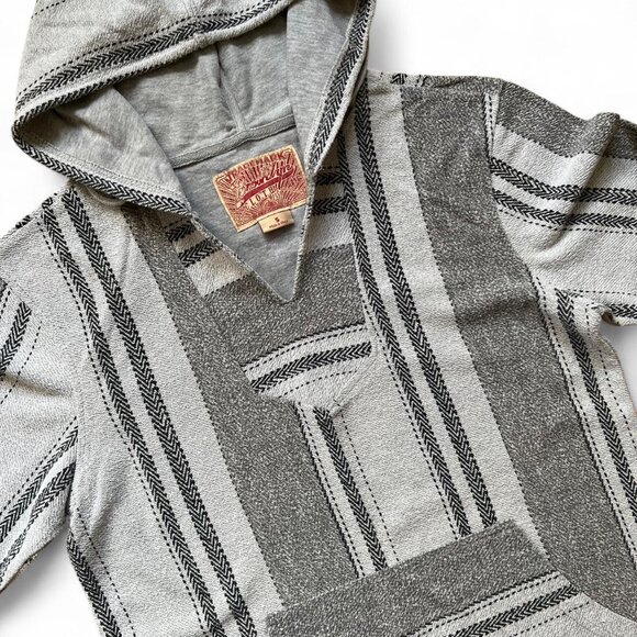 Boho Hoodie gray & white 🕊️ - Picture 3 of 4